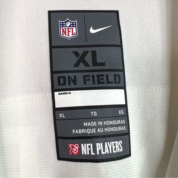 Nike on Field Los Angeles Rams Cam Akers 23 NFL Jersey White Blue Yellow Size XL - Picture 7 of 10